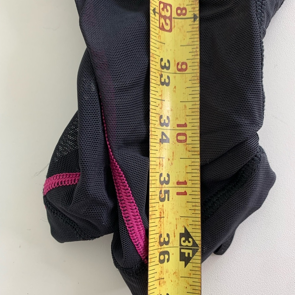 Lululemon Sweaty Endeavor Blooming Pixie Raspberry Mesh Leggings Size 6 - Picture 12 of 12